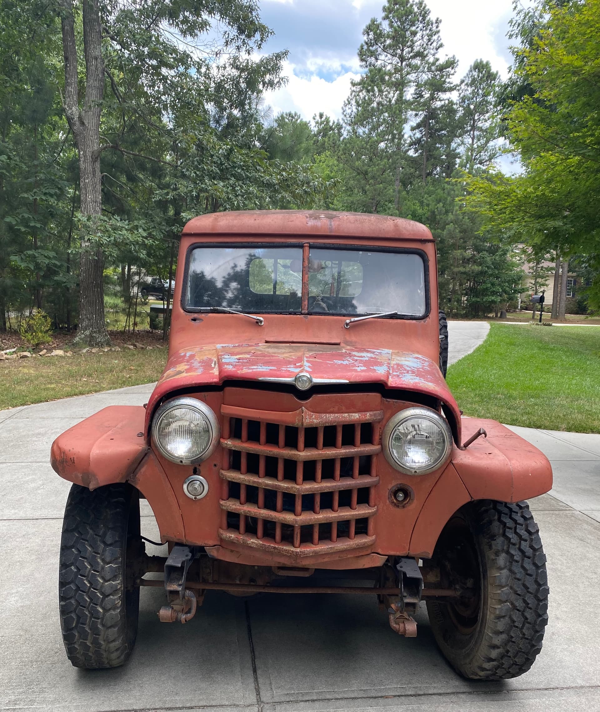 1951 Willy’s Jeep Pickup Shortbed with Studerbaker 289 V8 engine. Runs and Drives.