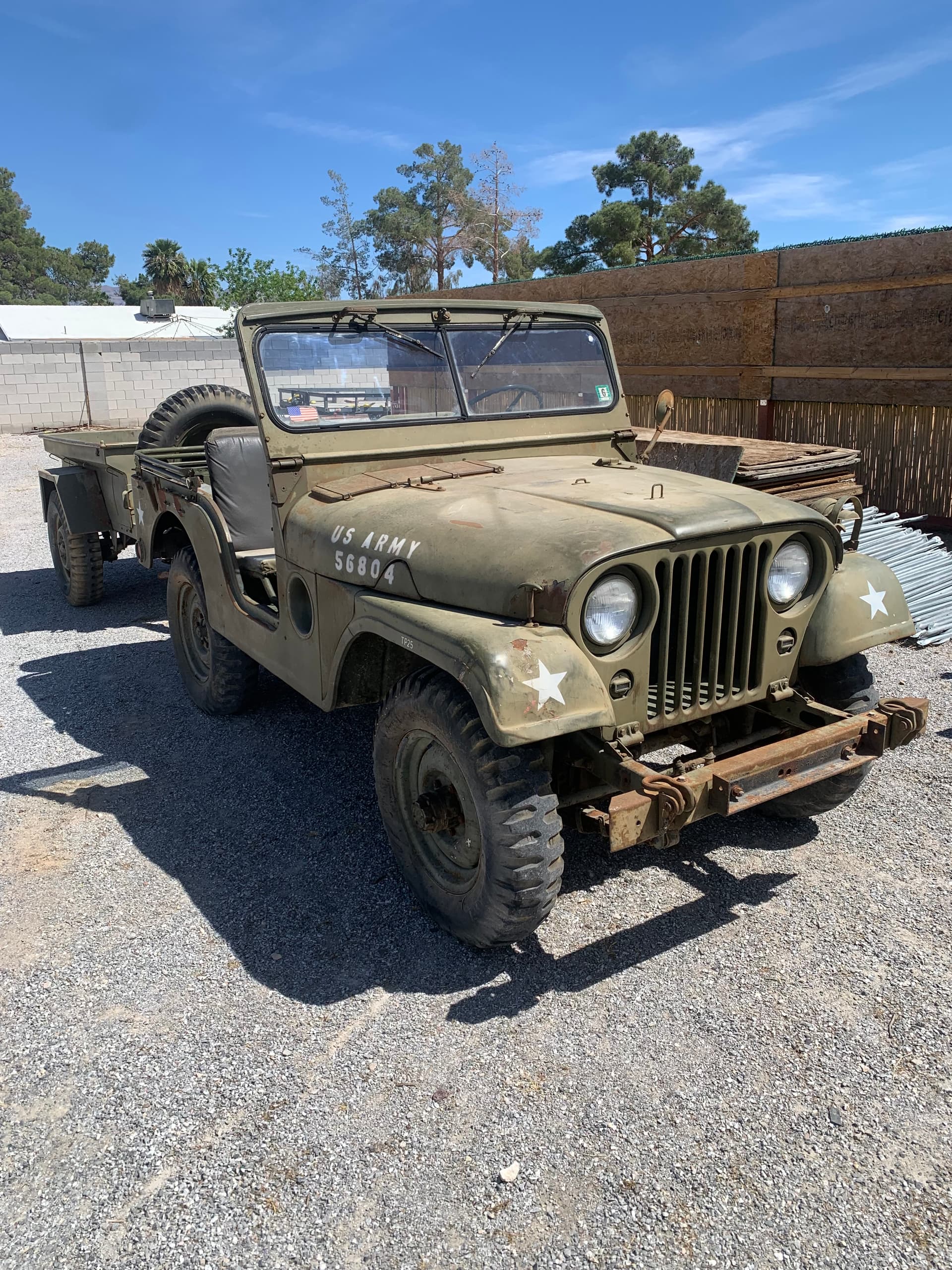 1953 Willys with trailer for sale