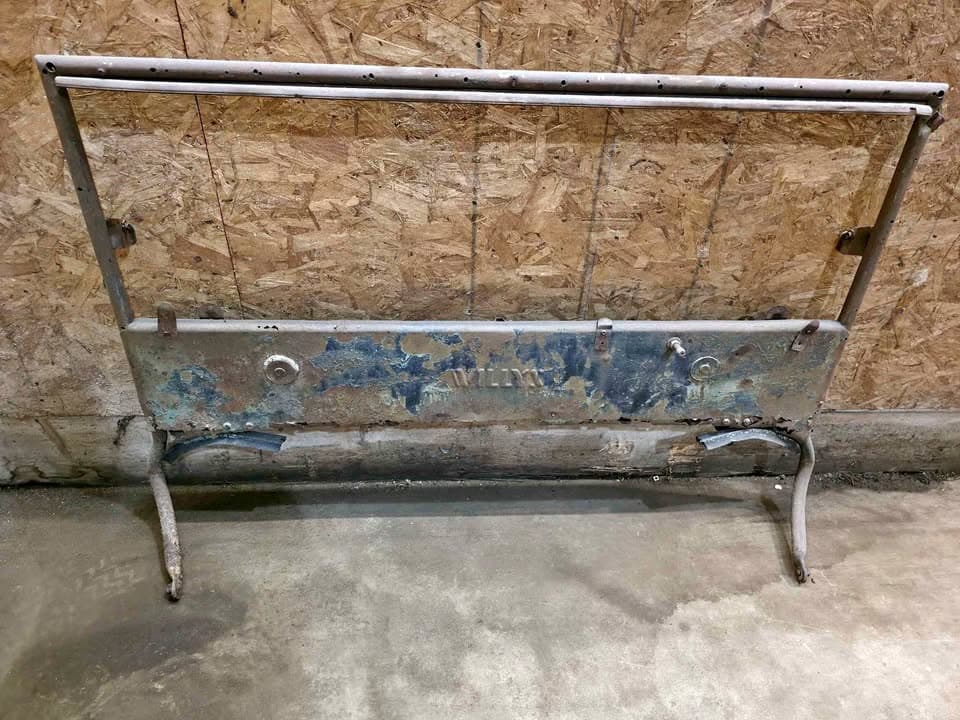 Jeep CJ2A Windshield Frame With Fold-Out Window Option