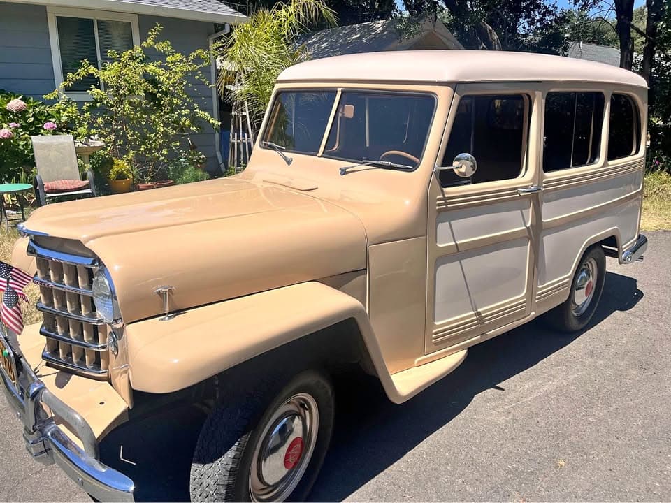 1950 Willys Station Wagon Two Tone