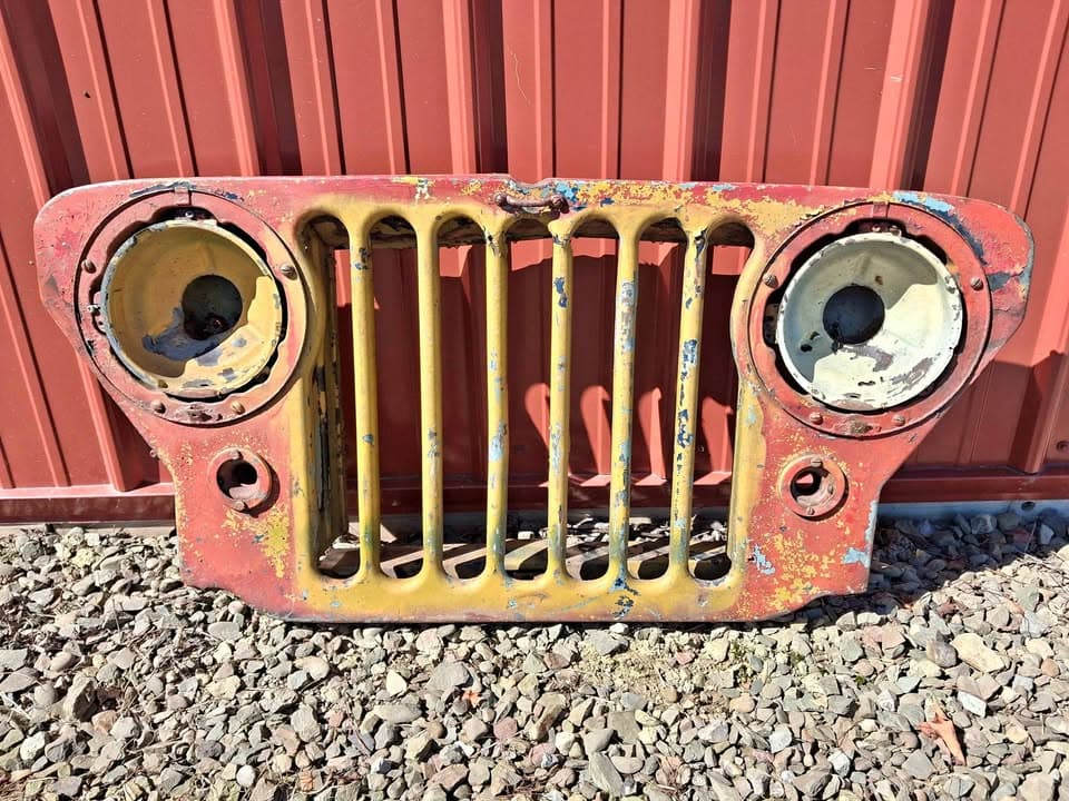 Willys Jeep CJ-2A 7 Slot Front Grill Mid 40's