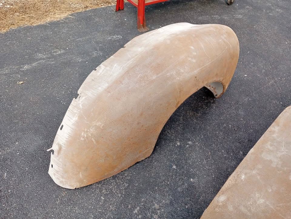 Willys 40 41 42 Coupe Sedan Original Steel Front Fenders Vintage Car Parts